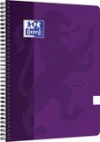 Oxford Touch - Notitieboek - A4 - Blanco - 140 pagina's - 90g - Softcover - Paars