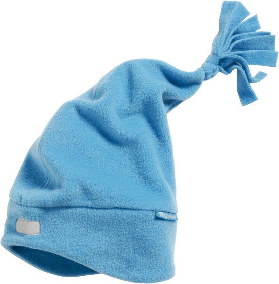 Playshoes Fleece Muts reflector Kinderen - Lichtblauw - Maat 55CM +8jaar