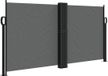 vidaXL Windscherm uittrekbaar 120x600 cm antraciet