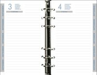 Exacompta Recharge Exatime 17 dagplanner september 2016 tot september 2017, 105 x 172 mm