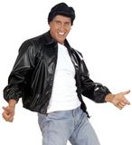 Widmann - T- Bird jas, van kunstleer, rock´n´roll, twist, carnaval, themafeest