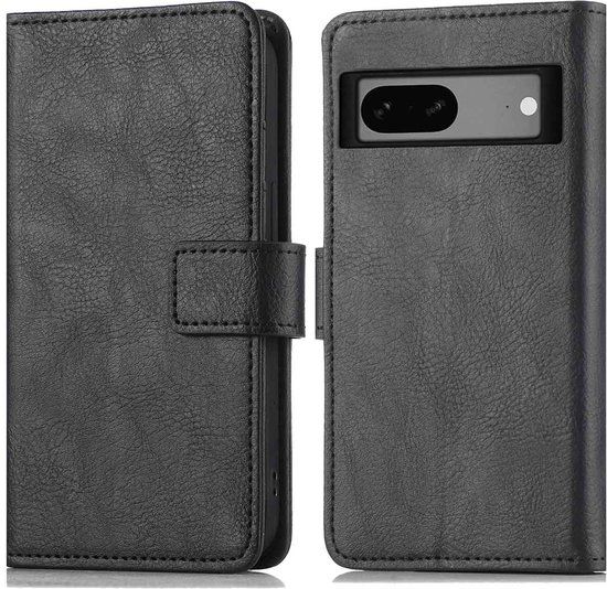 iMoshion Book Case hoesje voor Google Pixel 7A - Zwart - Met pasjeshouder