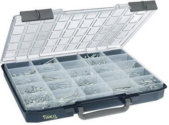 Raaco CarryLite 55 Sorteerdoos - 25 Vakken - Blauw