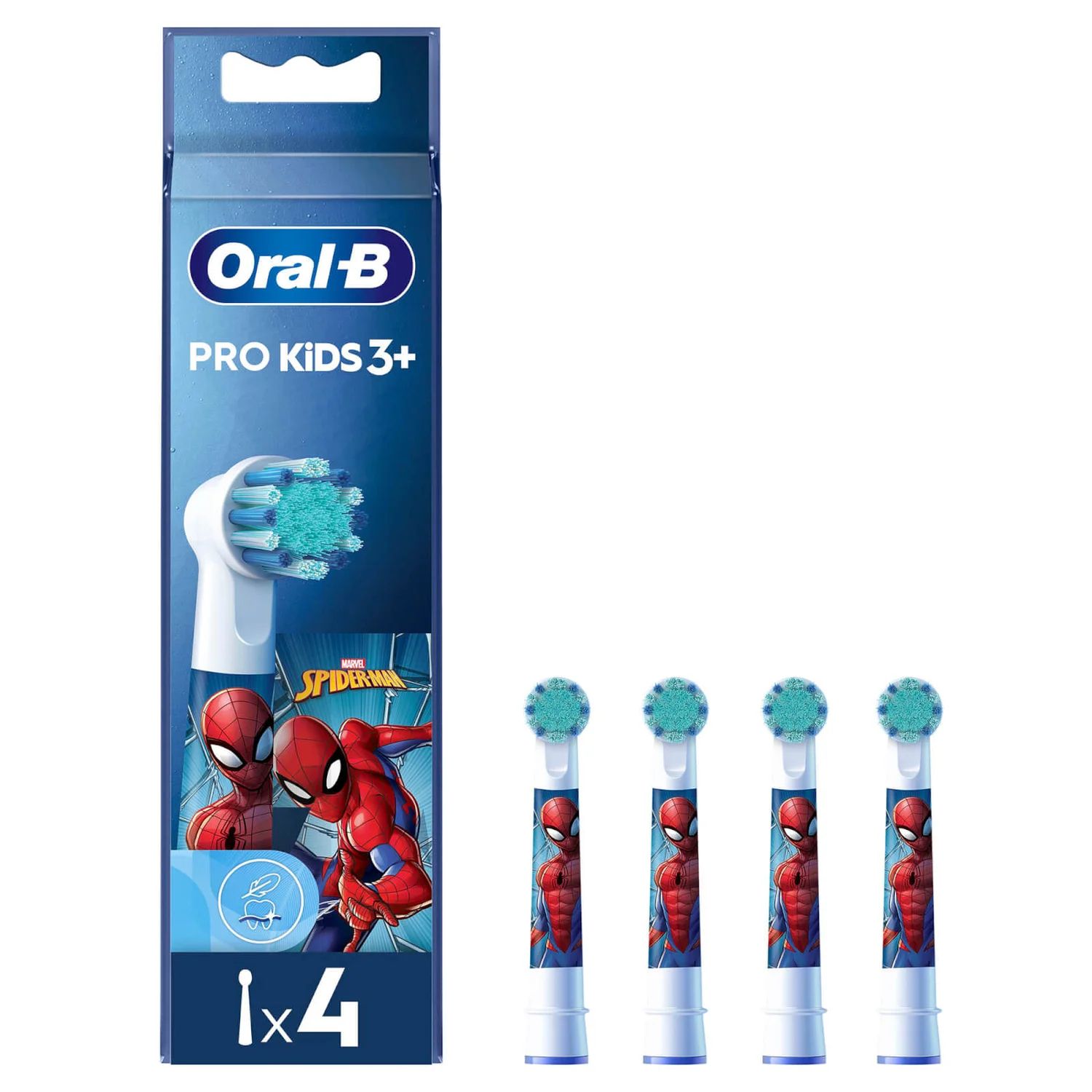 Oral-B Kids Pro Kids Opzetborstels - Spider-Man - 4 stuks