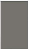 vidaXL Rolgordijn verduisterend 130x210 cm stofbreedte 126,6 cm grijs