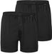Schiesser Boxershorts set van 2 jersey zwart