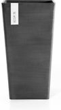 Ecopots Rotterdam Mid High 56 - Dark Grey - 31 x H56,5 cm - Pot / bac à plantes carré gris foncé