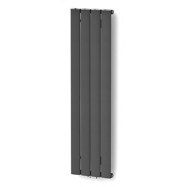 Maxaro Aluminium Designradiator Eris Donkergrijs Metallic 589 Watt 31,5x120cm Verticaal