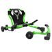 EzyRoller Drifter X kart - Waveroller pour enfants 6 à 14 ans - 100 à 145 cm - Mécanisme de dérive - Vert