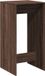 vidaXL Table de bar 51x50x103,5 cm Bois traité Brun aspect chêne