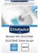 STARWAX - Siliconen toiletborstel, dubbelzijdig - Wit