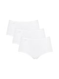 Sloggi Women 24/7 Cotton Midi (3-pack) - dames slip - wit