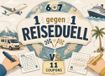 1 gegen 1 Reiseduell