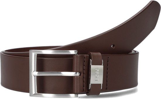 BOSS Connio 10156034 02 Heren Riem - Bruin - Maat 105 - Leer