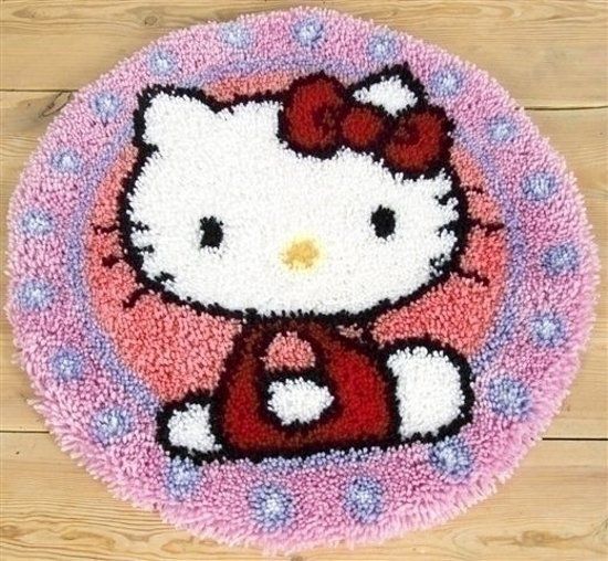 Vervaco Hello Kitty 0147570 Smyrna Knooptapijt