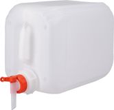 Jerrycanshop Lostri Verpakkingen BV Jerrycan met kraan 10L - naturel