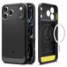 Spigen Rugged Armor MagFit Hoesje voor Apple iPhone 18 Pro / 17 Pro - Zwart