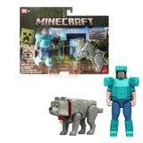 Mattel Minecraft Man's Best Wolf Pack Speelgoed figuurset