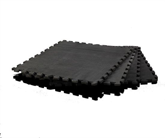 Gymstick Puzzelmat - 4 Puzzelstukken - 120 x 120 cm - Zwart