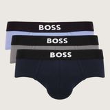 Hugo Boss One mini slips 3 pack bleu-gris