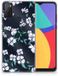 Alcatel 1S (2021) Étui en TPU unique Fleur Blanc