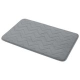 Gedy Badmat Mousse, 80 x 50 cm, grijs