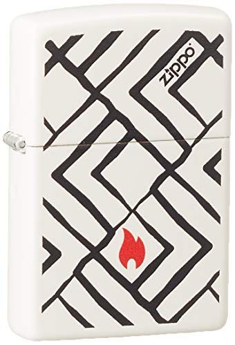 Zippo 60004364 - Aansteker - Messing - Base White Mat - Uniek