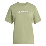 adidas Terrex Classic Logo Shirt, tent green, M