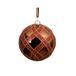 Decoris Kerstbal plc d8cm ossenbloed Shatterproof