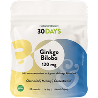 Holland & Barrett 30DAYS Ginkgo Biloba - 30 capsules