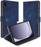 B2Ctelecom Samsung Galaxy Tab A9 Tablethoesje Polygon Blue Design