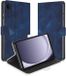 B2Ctelecom Samsung Galaxy Tab A9 Tablethoesje Polygon Blue Design