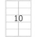 HERMA Premium - Papier - mat - permanent zelf-klevend - wit - 99.1 x 57 mm 1000 etiket(ten)