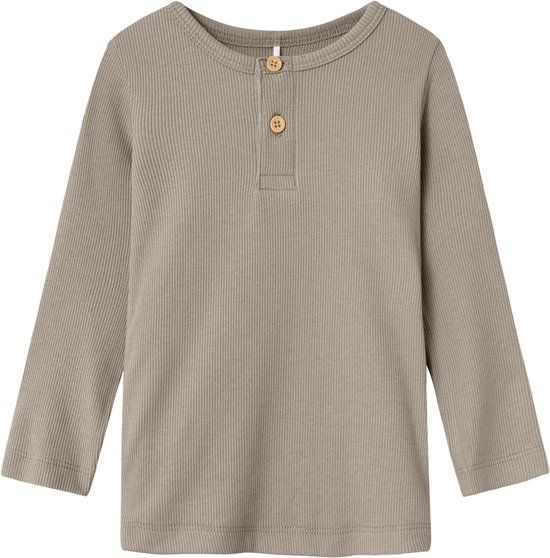 NAME IT NMMKAB LS TOP NOOS Jongens T-shirt - Maat 92 - Pure Cashmere
