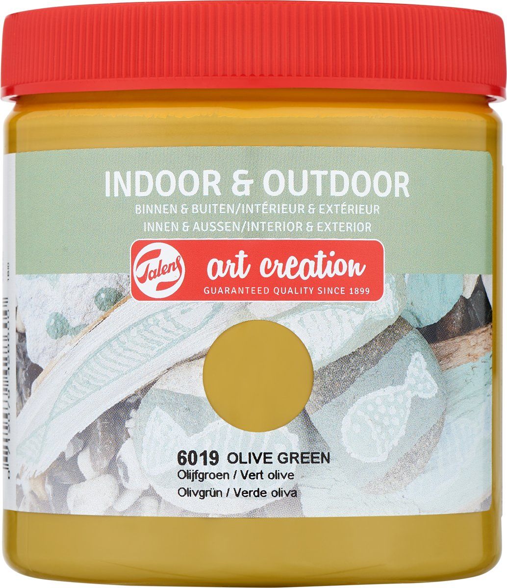 Talens Art Creation Indoor & Outdoor Verf 250ml - Olijfgroen