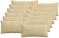 vidaXL Kussensloop 12 stuks ALMELO Grijs Groen 40 x 80 cm Corduroy