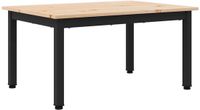 vidaXL Salontafel Naturel Massief Grenenhout 70 x 50 x 36 cm