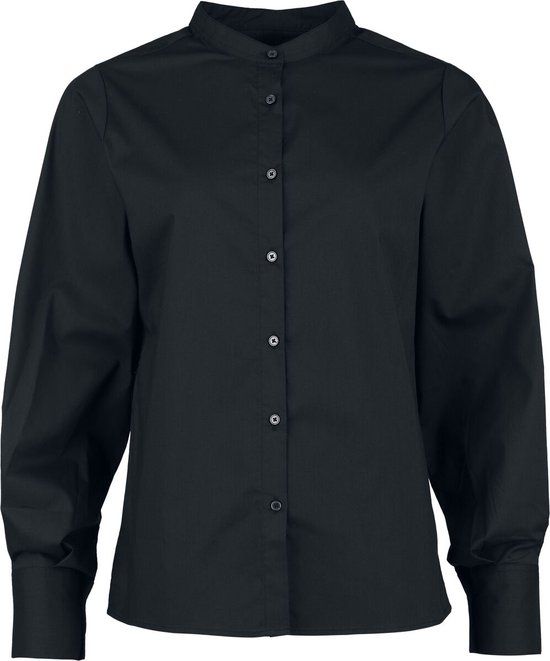 Gothicana by EMP Gothicana Zwarte blouse met ballonmouwen - Dames - XL