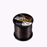 Ultima Power Strike Stark Herenvislijn, extreem slijtvast, 115 gr spoel, grijs, bruin