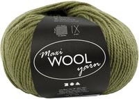 Creativ Company Wolgaren Olijfgroen - Breigaren 100 gram 125 meter