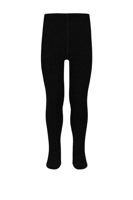 Yellow Moon Meisjes katoenen maillot met glitter - Black - 98-104