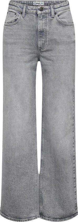 ONLY ONLJUICY HW WIDE LEG REA707 Dames Jeans - W29 X L32 - Medium Grey Denim