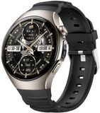 By Qubix Qubix - Contour siliconen band 'True Fit' - Zwart - geschikt voor Huawei Watch 5 - 46mm
