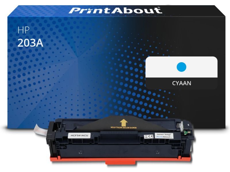 PrintAbout Toner 203A (CF541A) Cyaan geschikt voor HP