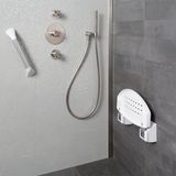 Secu care siège de douche rabattable blanc