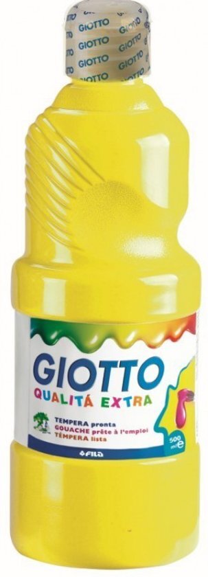 Giottos Bottle 500 ml poster paint primary yellow