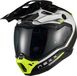 Nexx X.Rally Raid Carbon Endurohelm - Zwart/wit/neon-geel