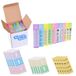 Set de 50 tubes de baume à lèvres vides avec autocollants