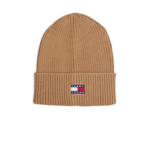 Tommy Jeans Heritage Core bruin muts