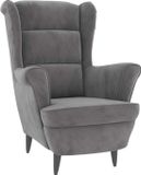 vidaXL Fauteuil fluweel lichtgrijs